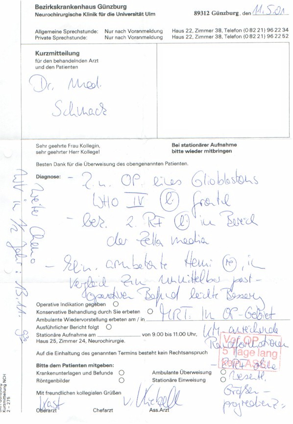 Berichte und Befunde